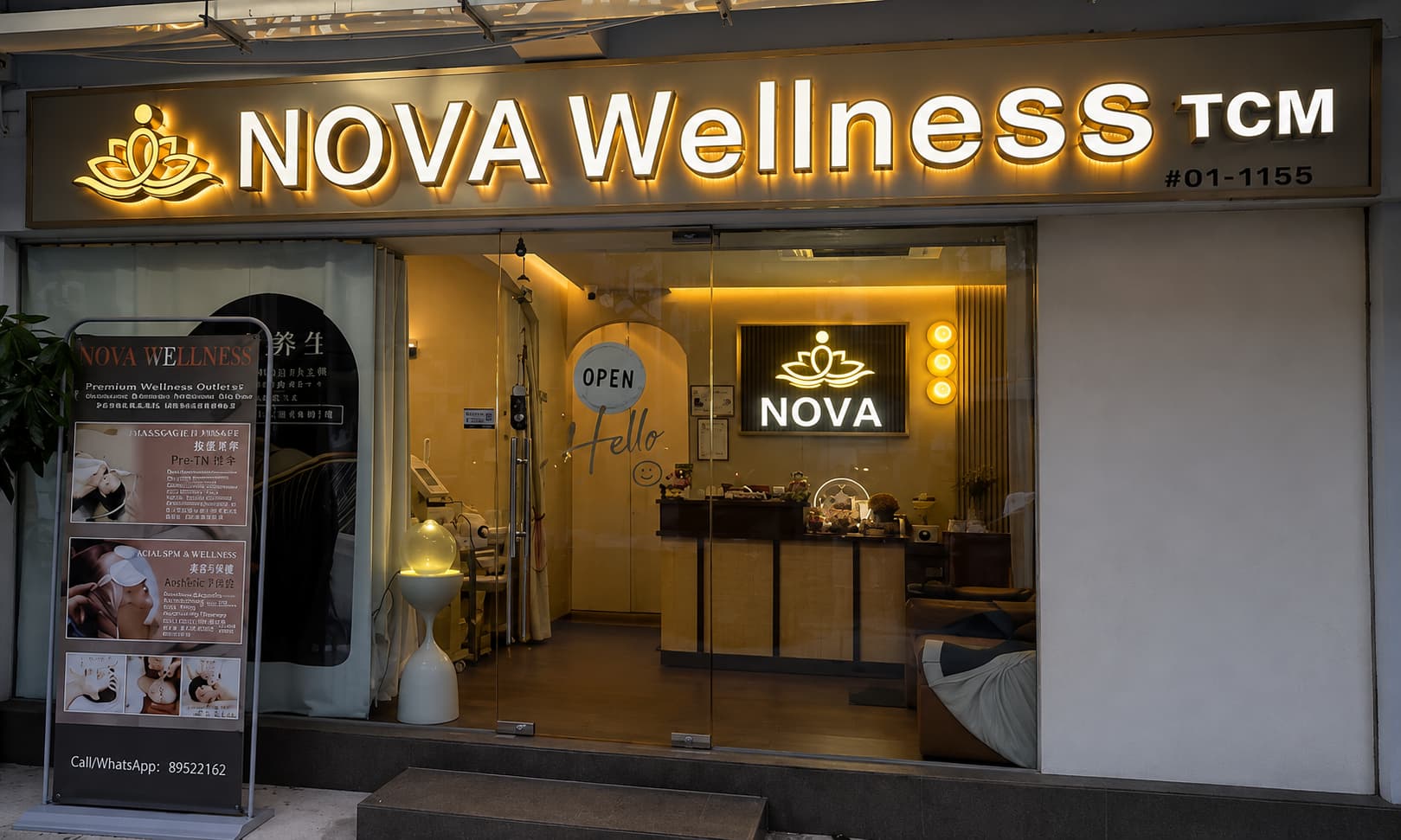 Nova Wellness Spa  storefront or interior